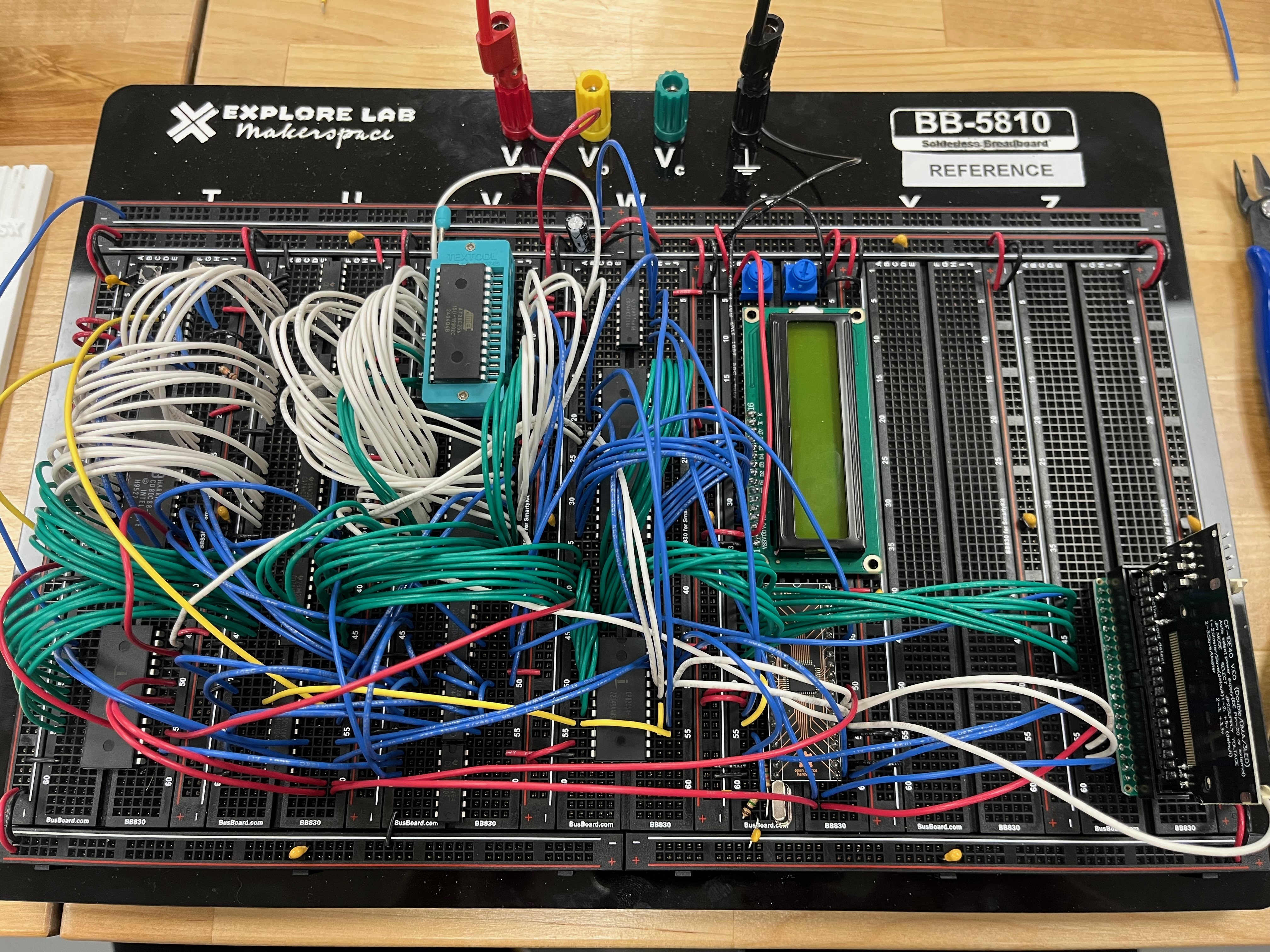 Breadboard Computer with CompactFlash Adapter installed